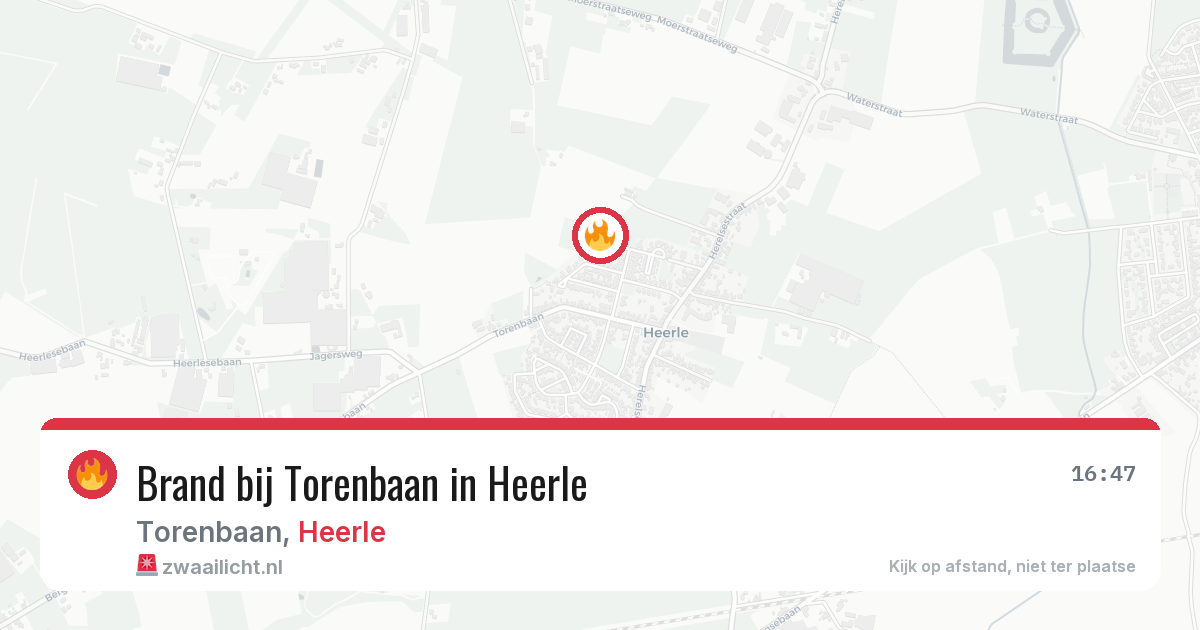 Brand bij Torenbaan in Heerle — 20 mei 2026