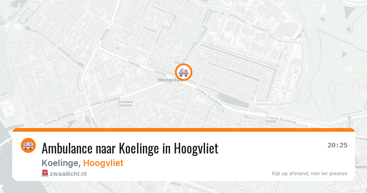 Ambulance naar Koelinge in Hoogvliet — 2 aug 2026