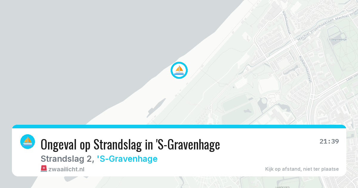 Ongeval op Strandslag in 'S-Gravenhage — 25 jun 2026