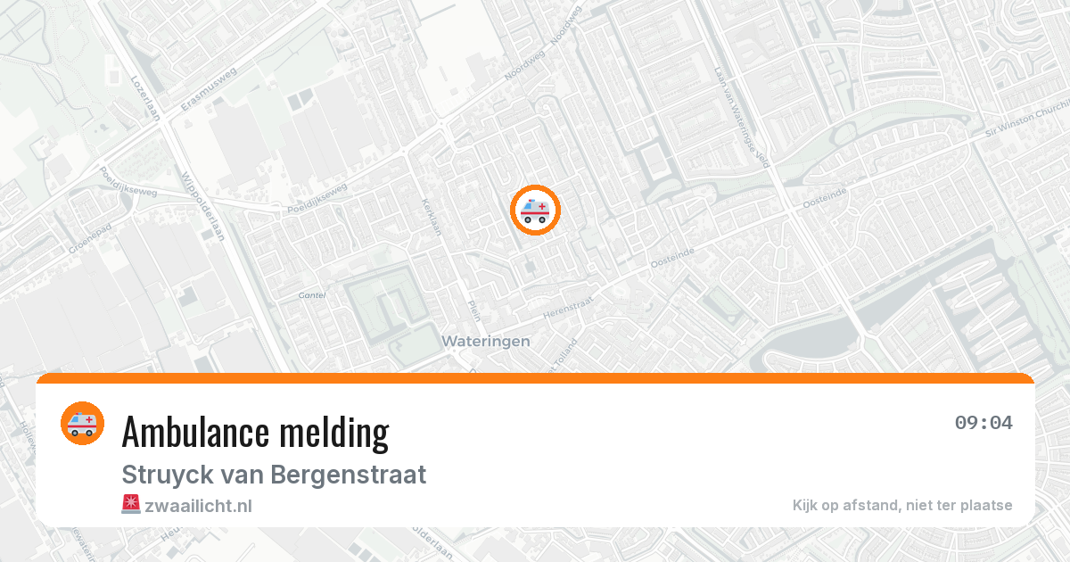 Ambulance melding — 14 mei 2026