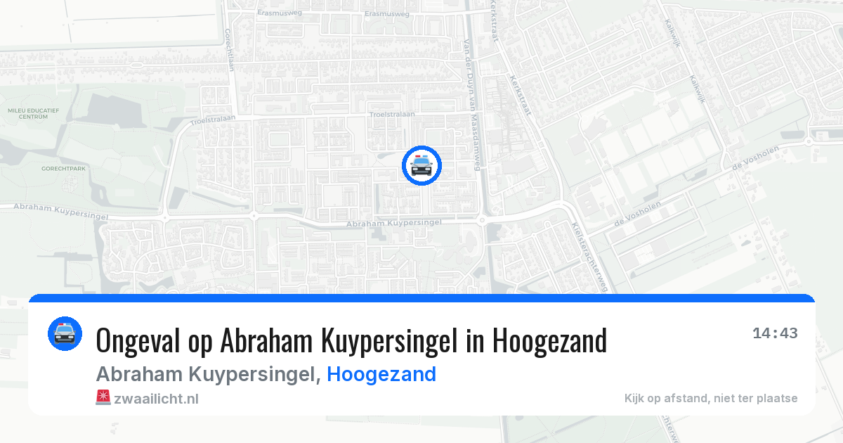 Ongeval op Abraham Kuypersingel in Hoogezand — 7 apr 2026