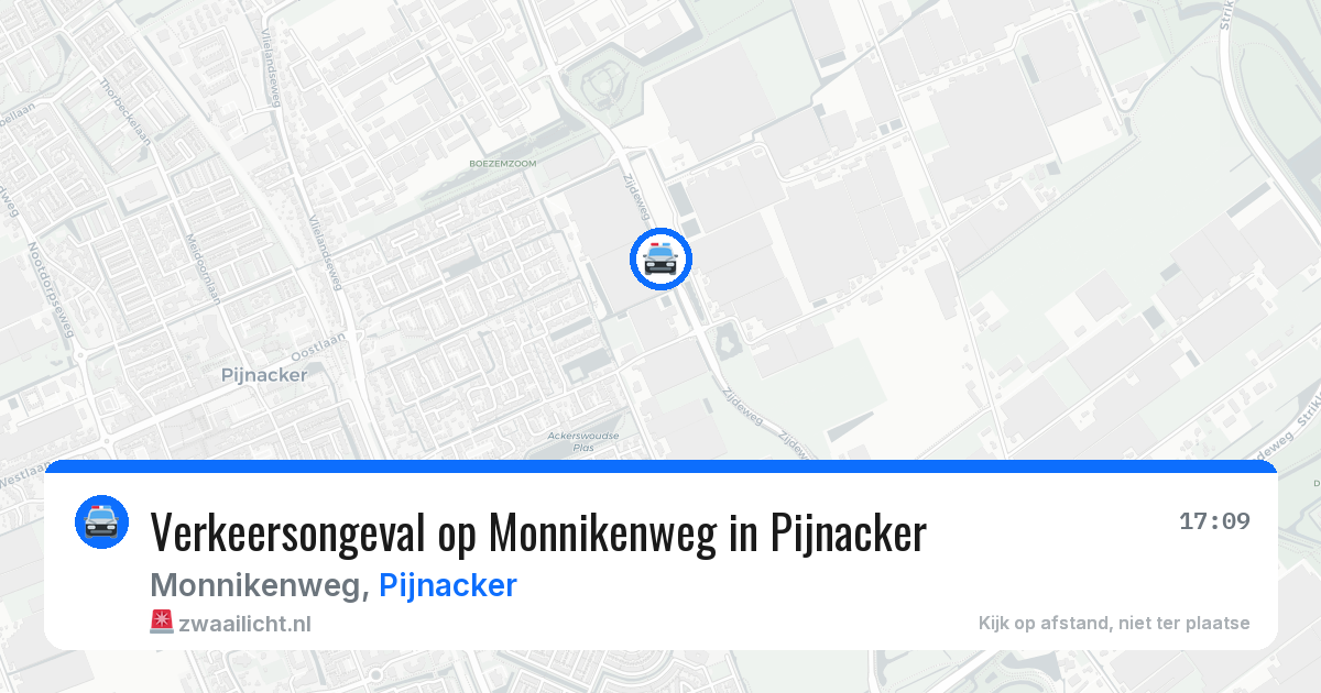 Verkeersongeval op Monnikenweg in Pijnacker — 31 jul 2026