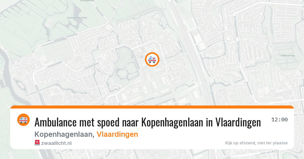 Ambulance met spoed naar Kopenhagenlaan in Vlaardingen — 29 jan 2026