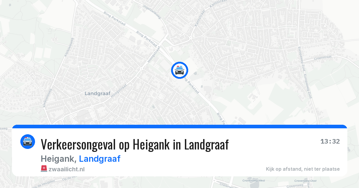 Verkeersongeval op Heigank in Landgraaf — 3 feb 2026