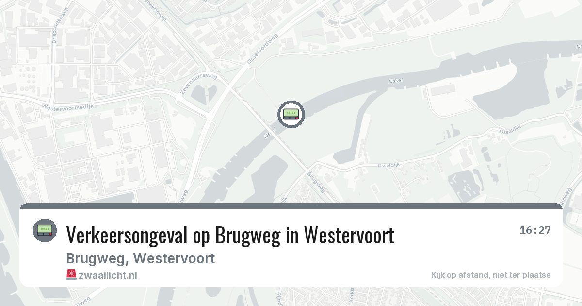 Verkeersongeval op Brugweg in Westervoort — 18 jun 2026