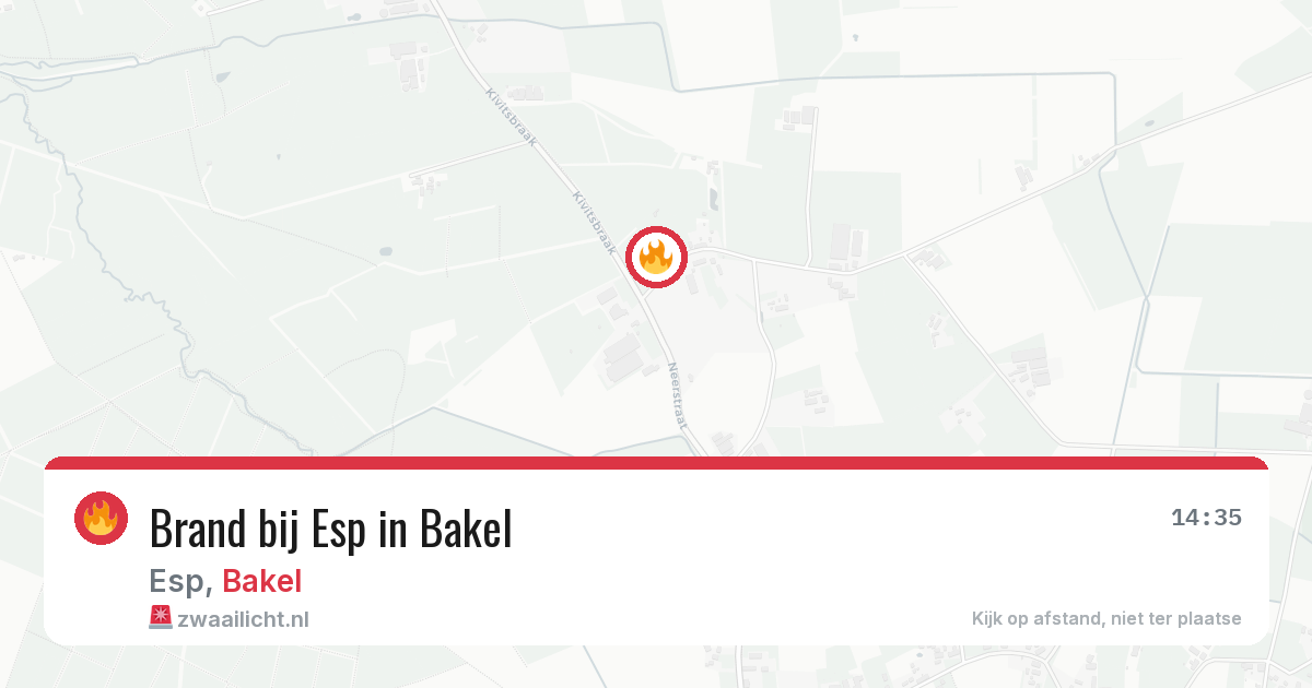 Brand bij Esp in Bakel — 23 jun 2026