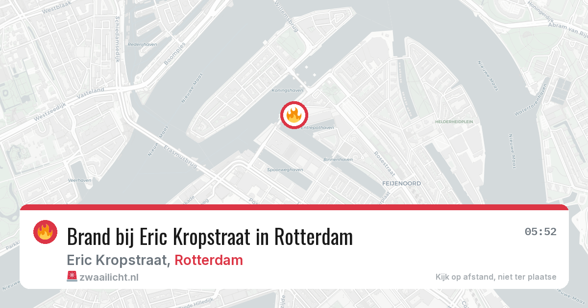 Brand bij Eric Kropstraat in Rotterdam — 6 mei 2026
