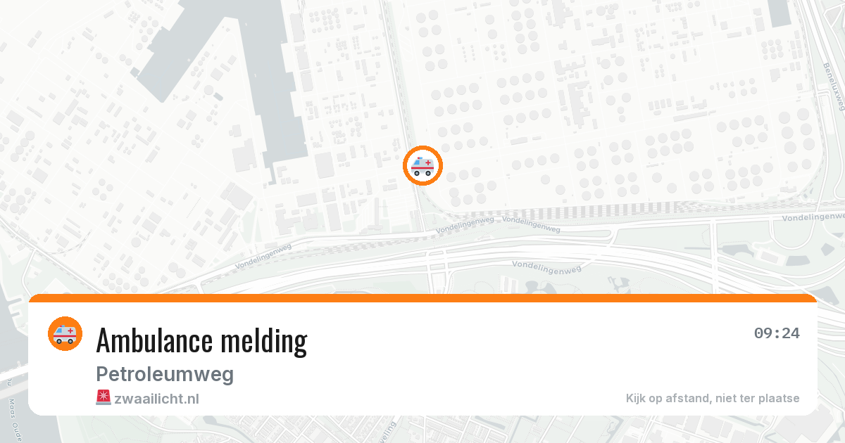 Ambulance melding — 1 jul 2026
