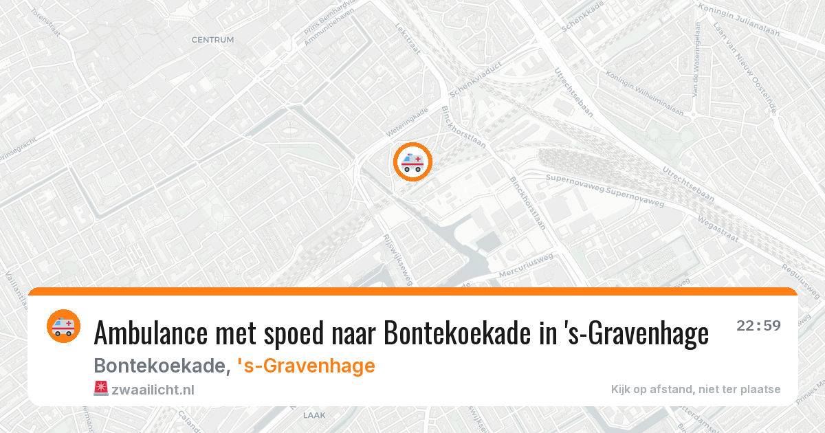 Ambulance met spoed naar Bontekoekade in 's-Gravenhage — 10 feb 2026