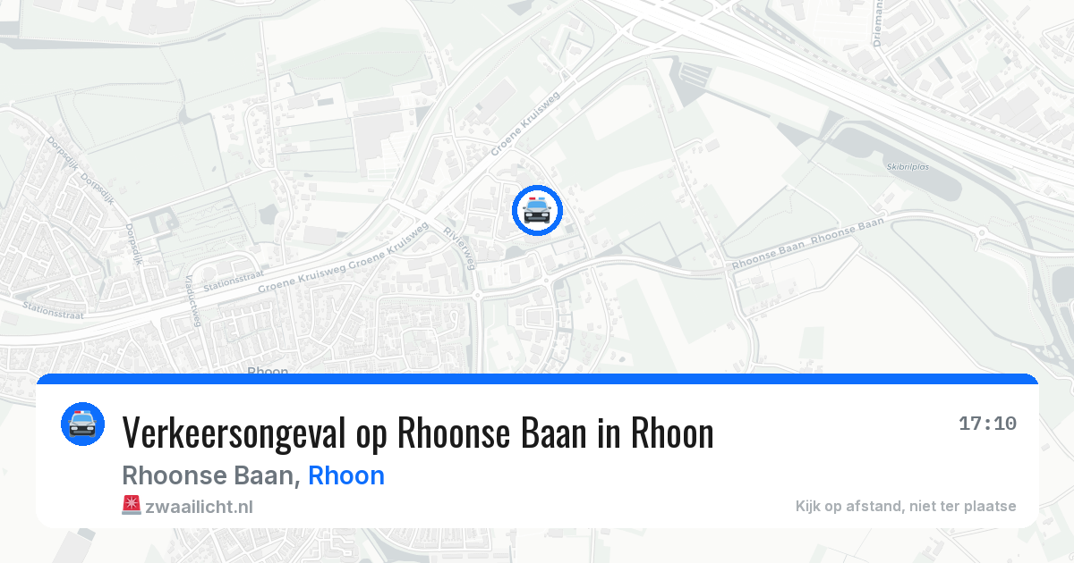 Verkeersongeval op Rhoonse Baan in Rhoon — 16 mrt 2026