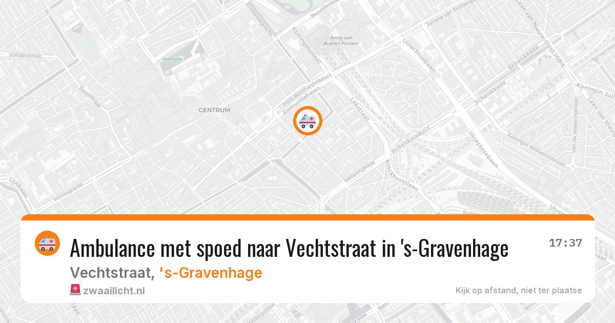 Ambulance met spoed naar Vechtstraat in 's-Gravenhage — 23 jun 2026