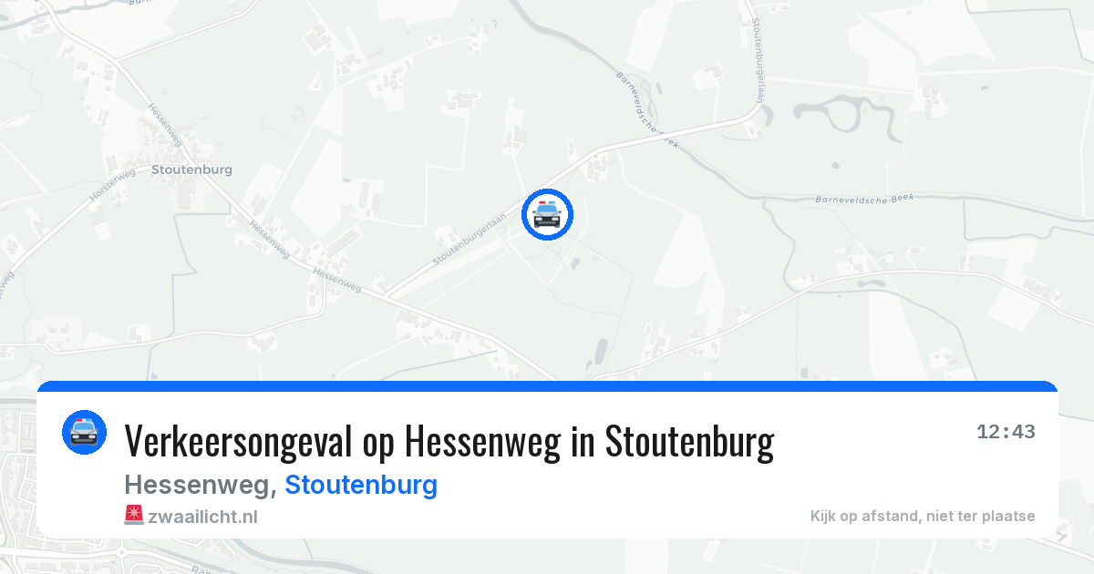 Verkeersongeval op Hessenweg in Stoutenburg — 2 jul 2026