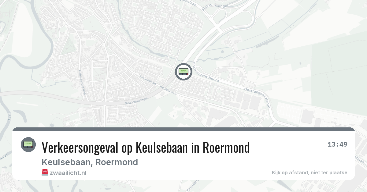 Verkeersongeval op Keulsebaan in Roermond — 8 mei 2026