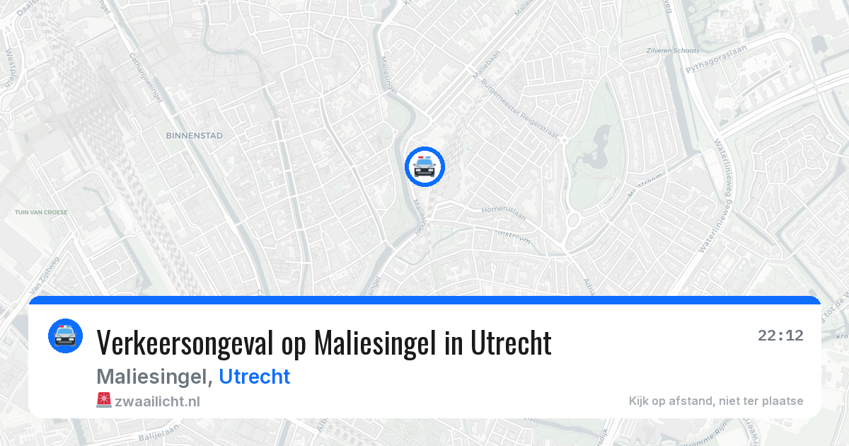 Verkeersongeval op Maliesingel in Utrecht — 16 jun 2026