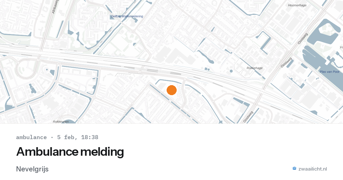 Ambulance melding — 5 feb 2026