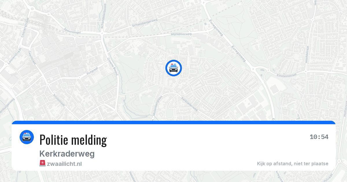 Politie melding — 30 jun 2026