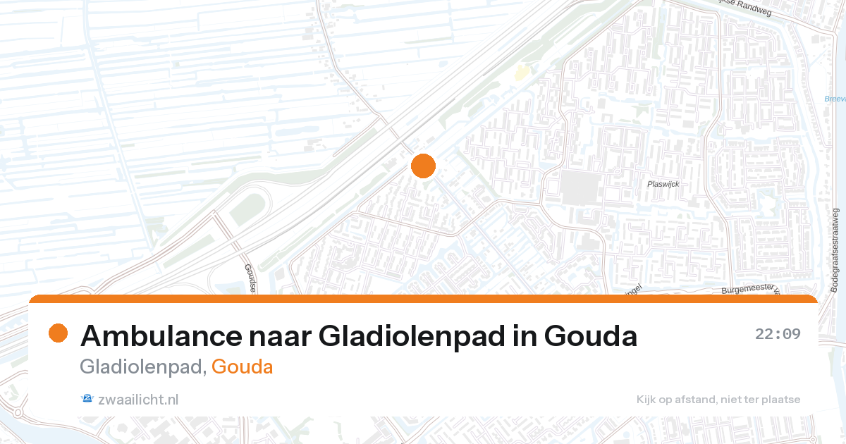 Ambulance naar Gladiolenpad in Gouda — 31 jan 2026