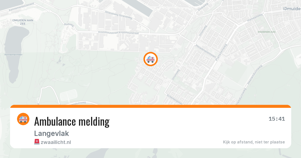 Ambulance melding — 5 mei 2026