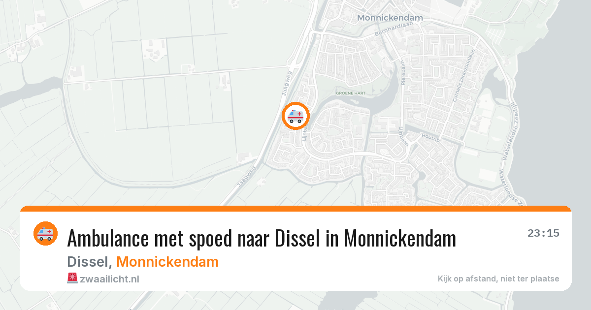 Ambulance met spoed naar Dissel in Monnickendam — 12 apr 2026