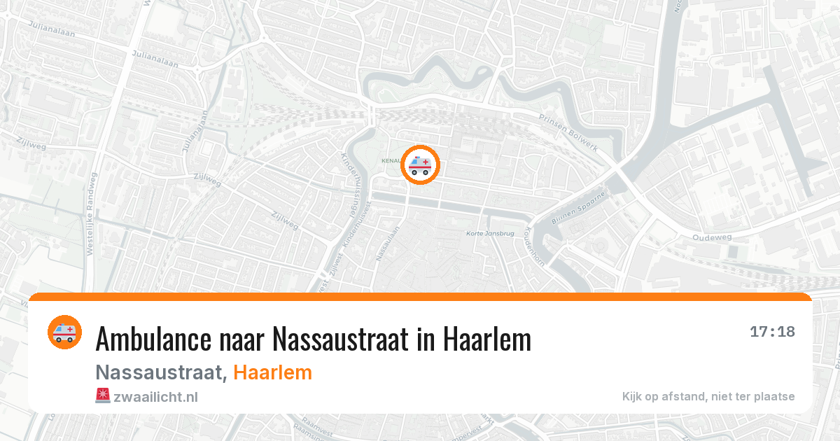 Ambulance naar Nassaustraat in Haarlem — 11 jun 2026