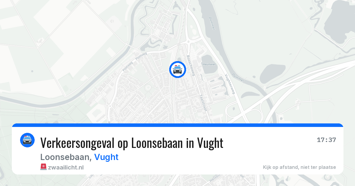 Verkeersongeval op Loonsebaan in Vught — 17 apr 2026
