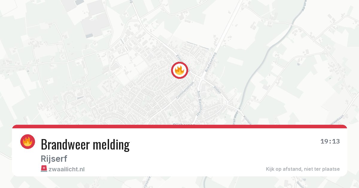 Brandweer melding — 22 jun 2026