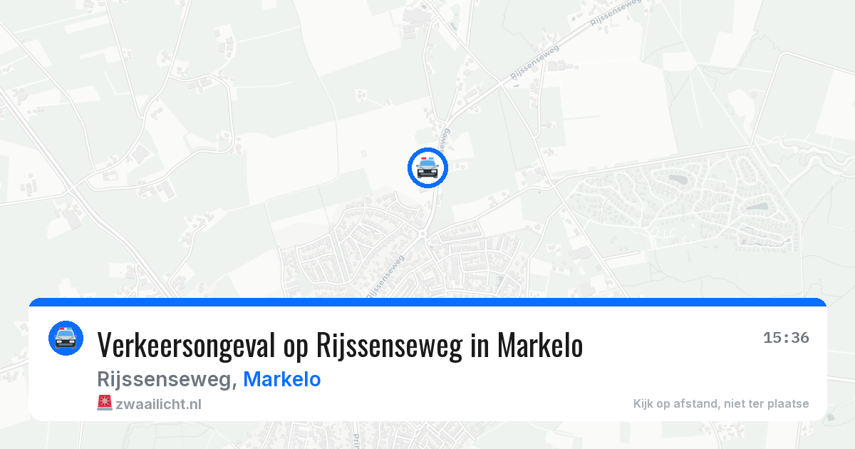 Verkeersongeval op Rijssenseweg in Markelo — 13 mrt 2026