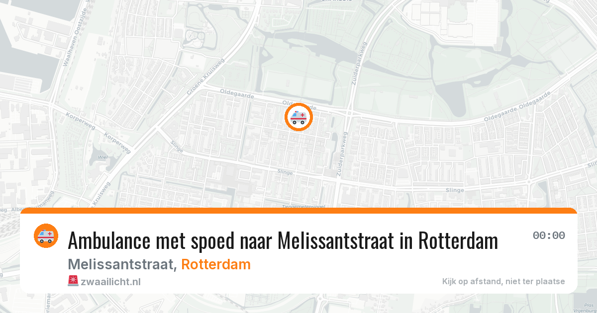 Ambulance met spoed naar Melissantstraat in Rotterdam — 2 apr 2026
