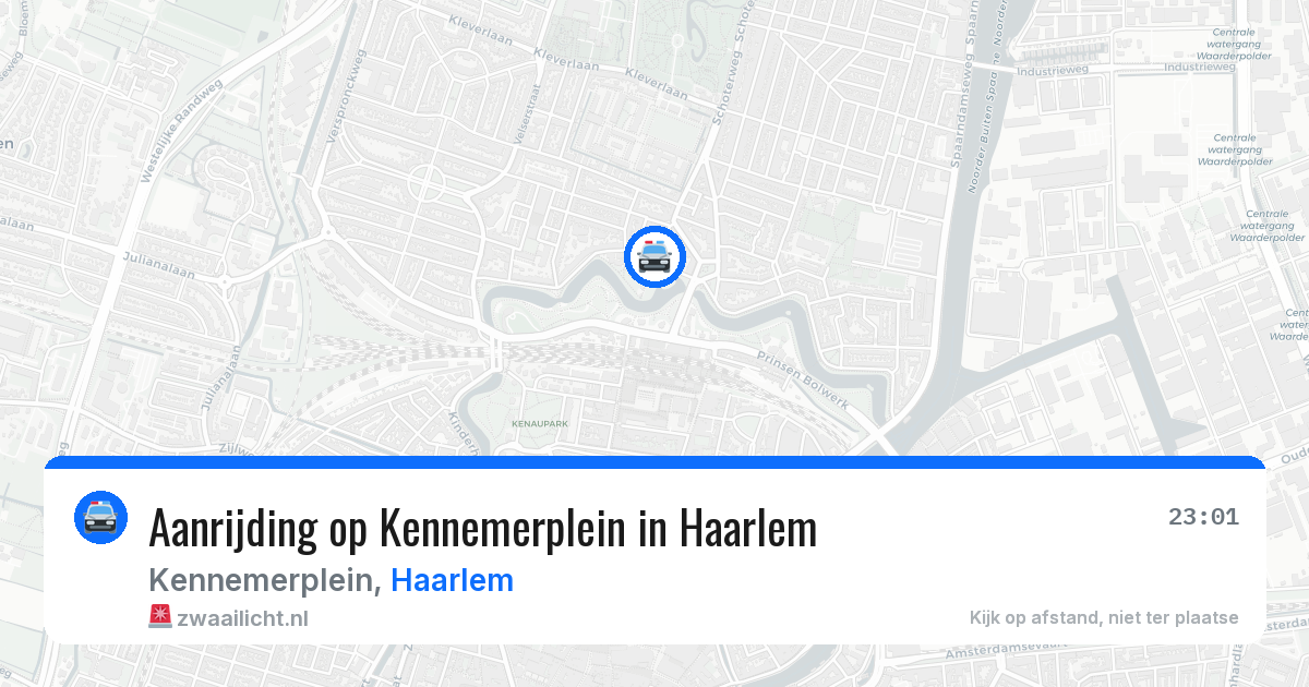 Aanrijding op Kennemerplein in Haarlem — 3 apr 2026