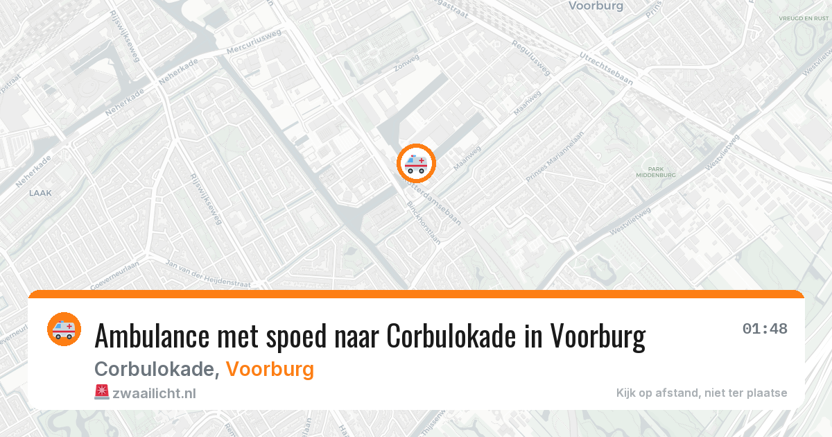 Ambulance met spoed naar Corbulokade in Voorburg — 21 jan 2026