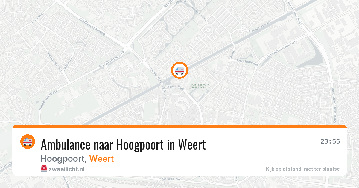 Ambulance naar Hoogpoort in Weert — 23 jun 2026
