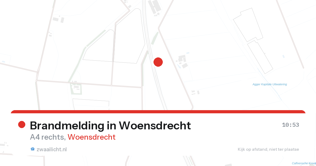 Brandmelding in Woensdrecht — 28 aug 2026