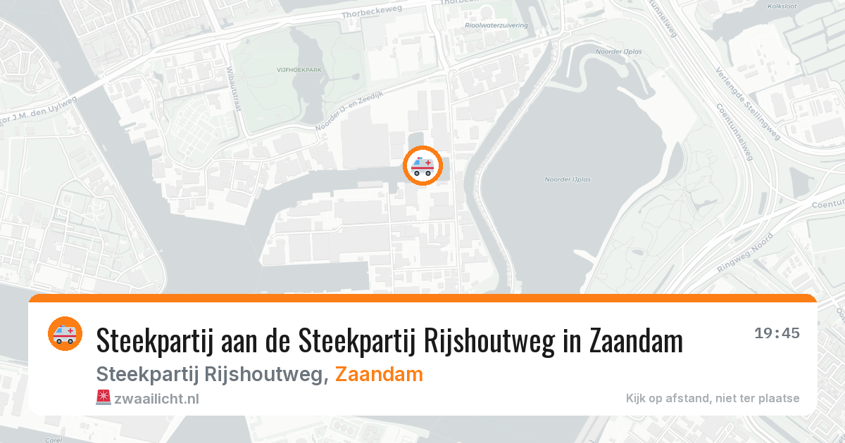 Steekpartij aan de Steekpartij Rijshoutweg in Zaandam — 5 feb 2026