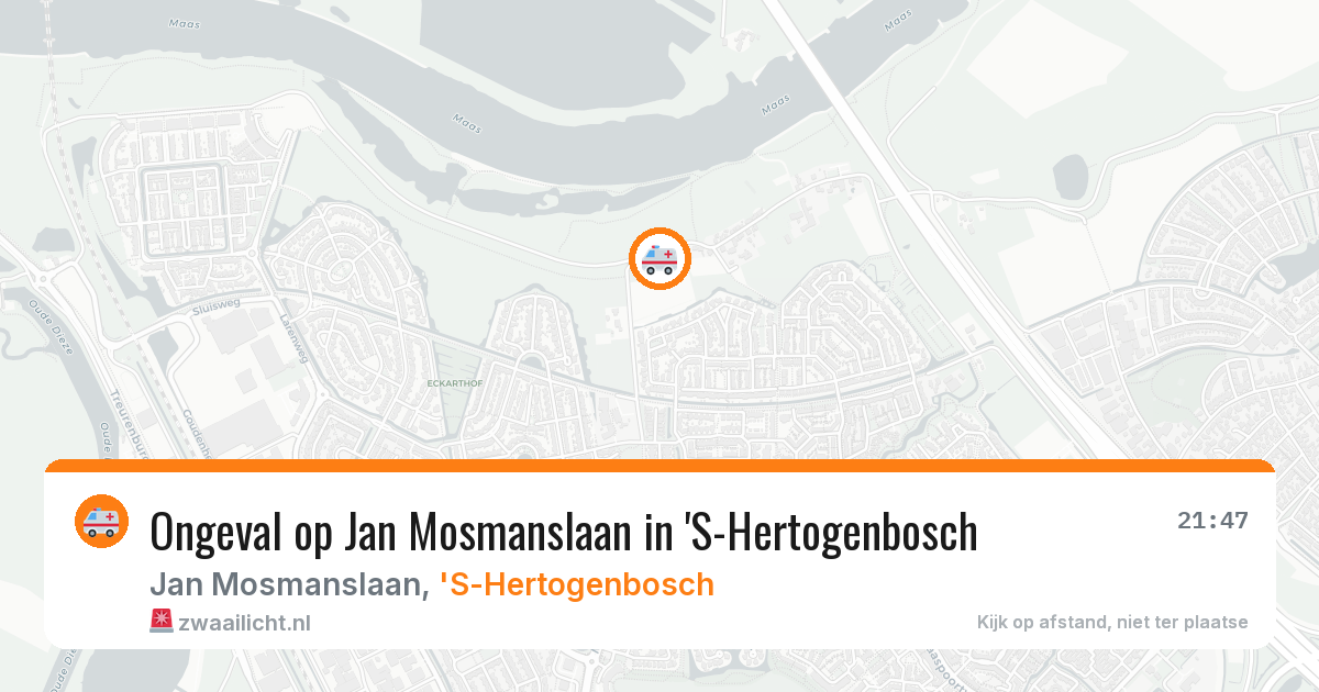 Ongeval op Jan Mosmanslaan in 'S-Hertogenbosch — 8 feb 2026