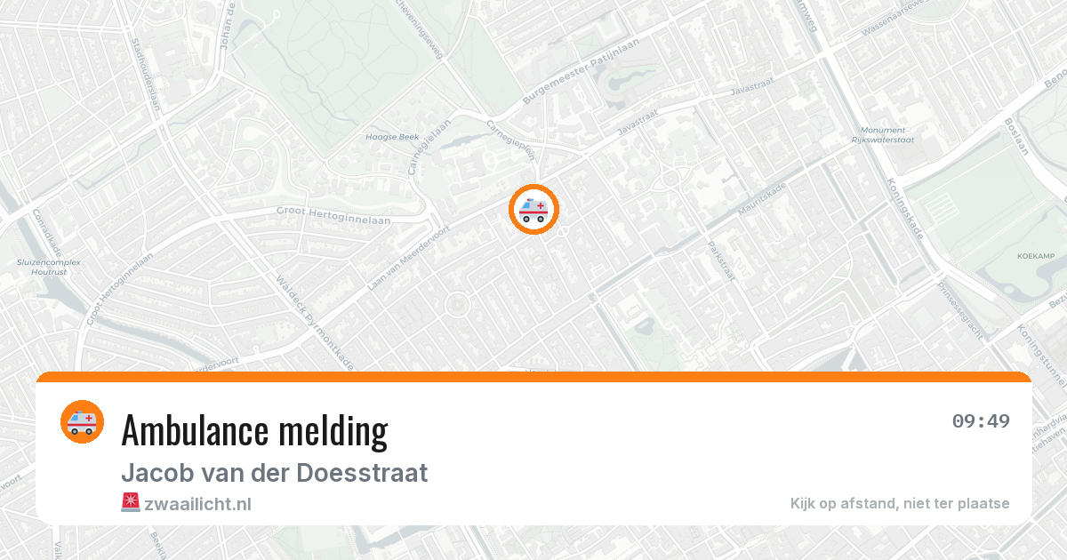 Ambulance melding — 5 mei 2026