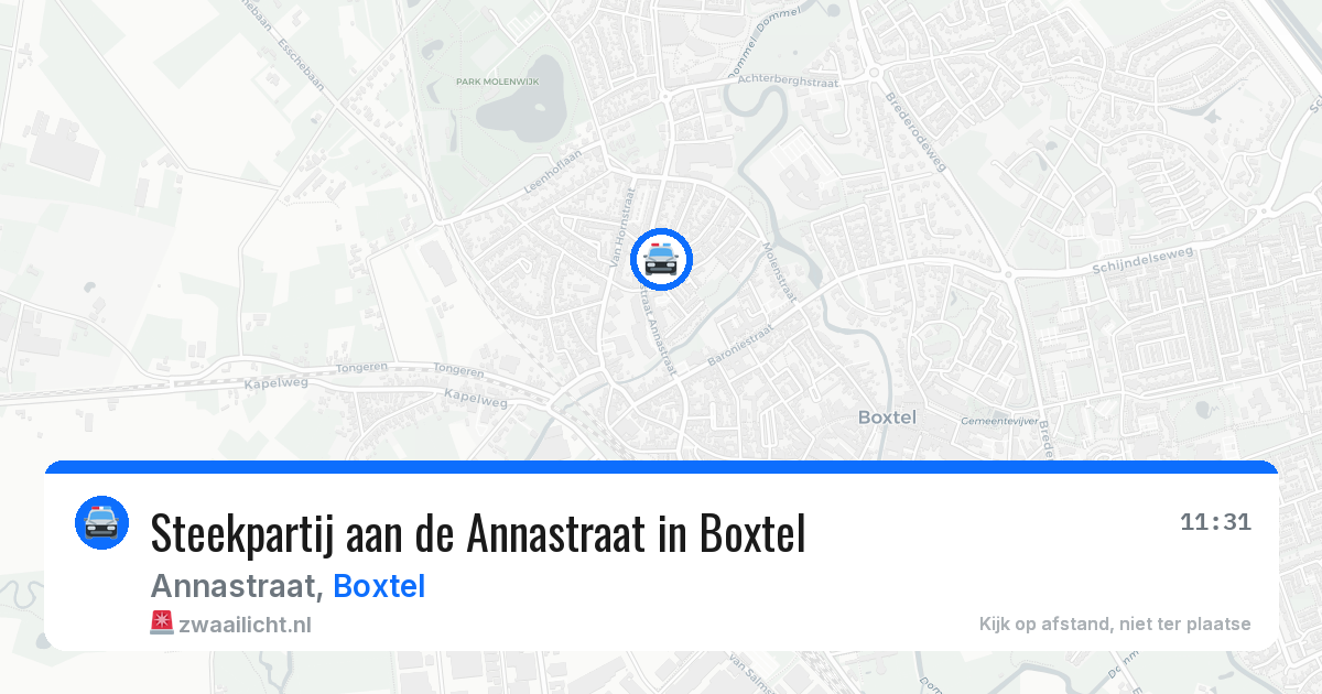 Steekpartij aan de Annastraat in Boxtel — 22 feb 2026