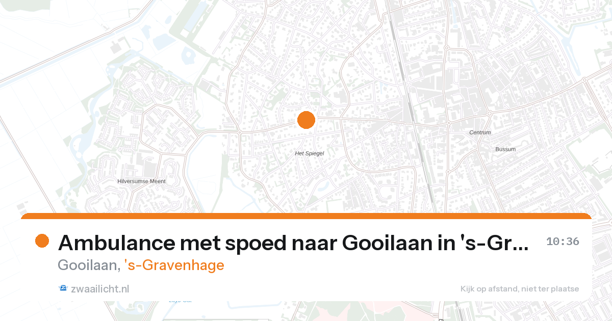 Ambulance met spoed naar Gooilaan in 's-Gravenhage — 27 feb 2026