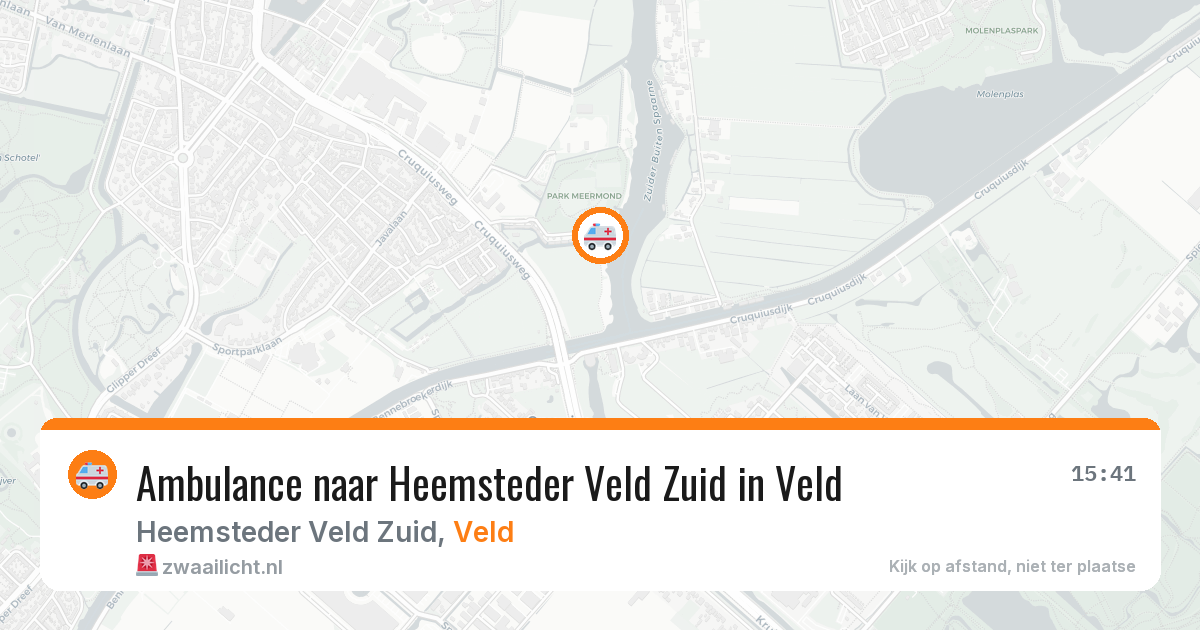 Ambulance naar Heemsteder Veld Zuid in Veld — 4 mrt 2026
