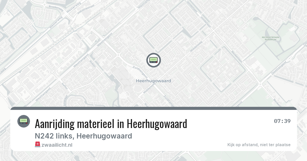 Aanrijding materieel in Heerhugowaard — 9 feb 2026