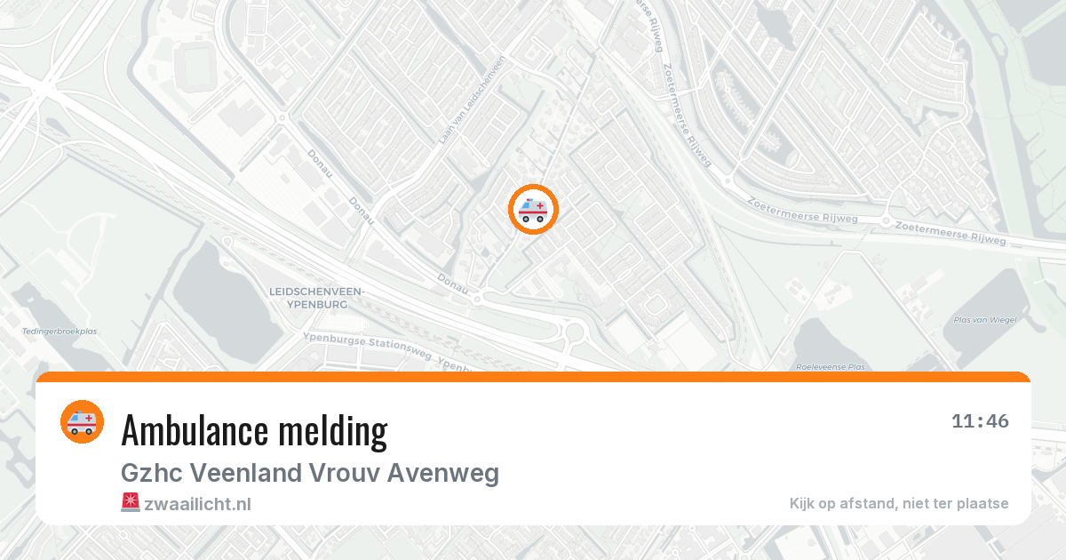 Ambulance melding — 5 mei 2026