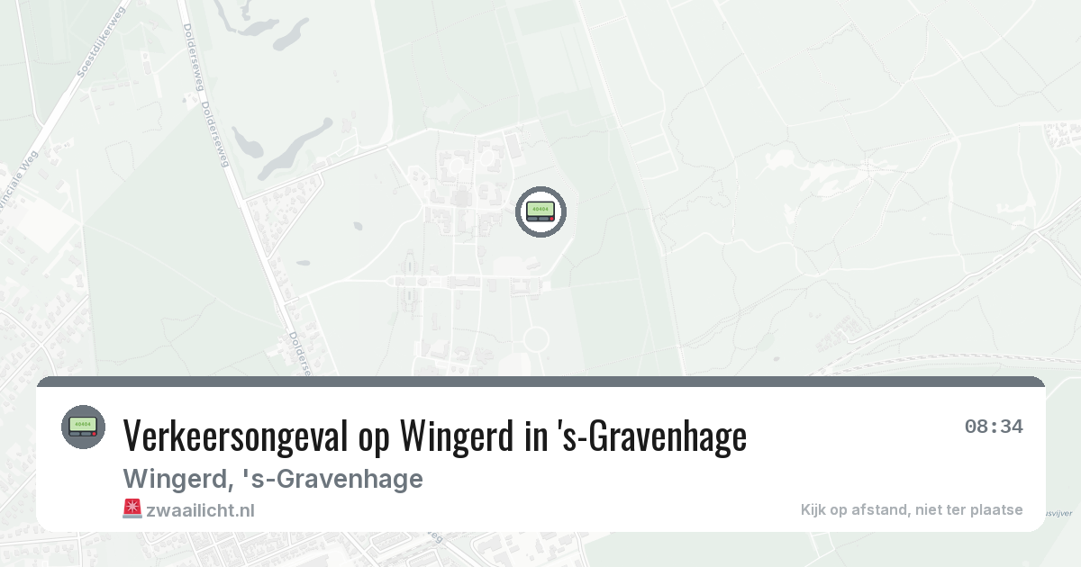 Verkeersongeval op Wingerd in 's-Gravenhage — 25 feb 2026