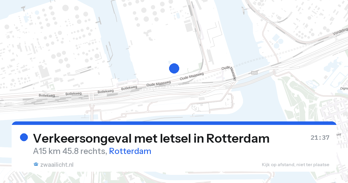 Verkeersongeval met letsel in Rotterdam — 27 aug 2026