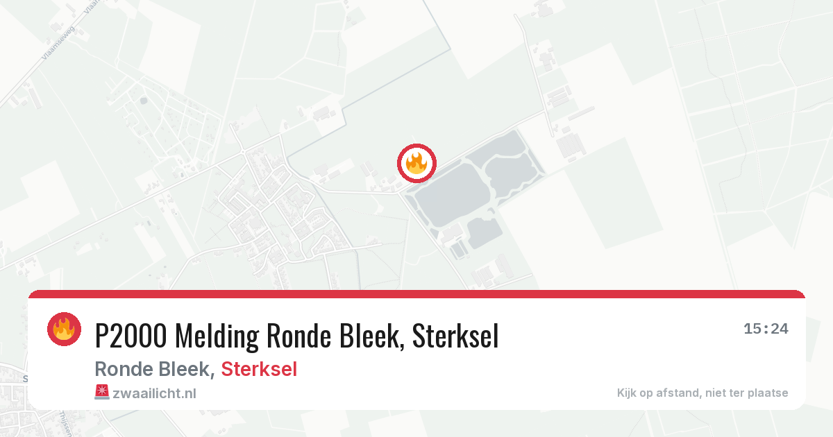 P2000 Melding Ronde Bleek, Sterksel — 31 jan 2026