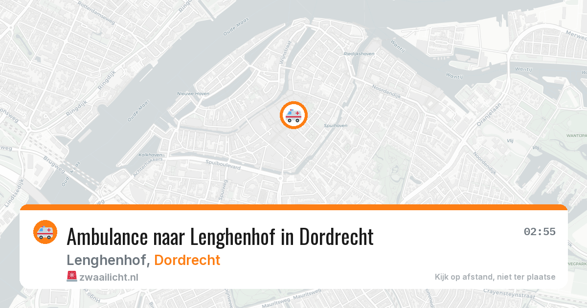 Ambulance naar Lenghenhof in Dordrecht — 21 jun 2026