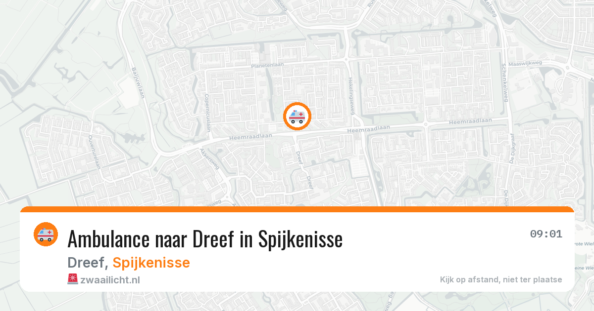 Ambulance naar Dreef in Spijkenisse — 30 jan 2026