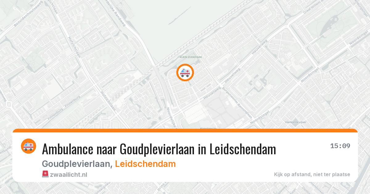 Ambulance naar Goudplevierlaan in Leidschendam — 2 apr 2026