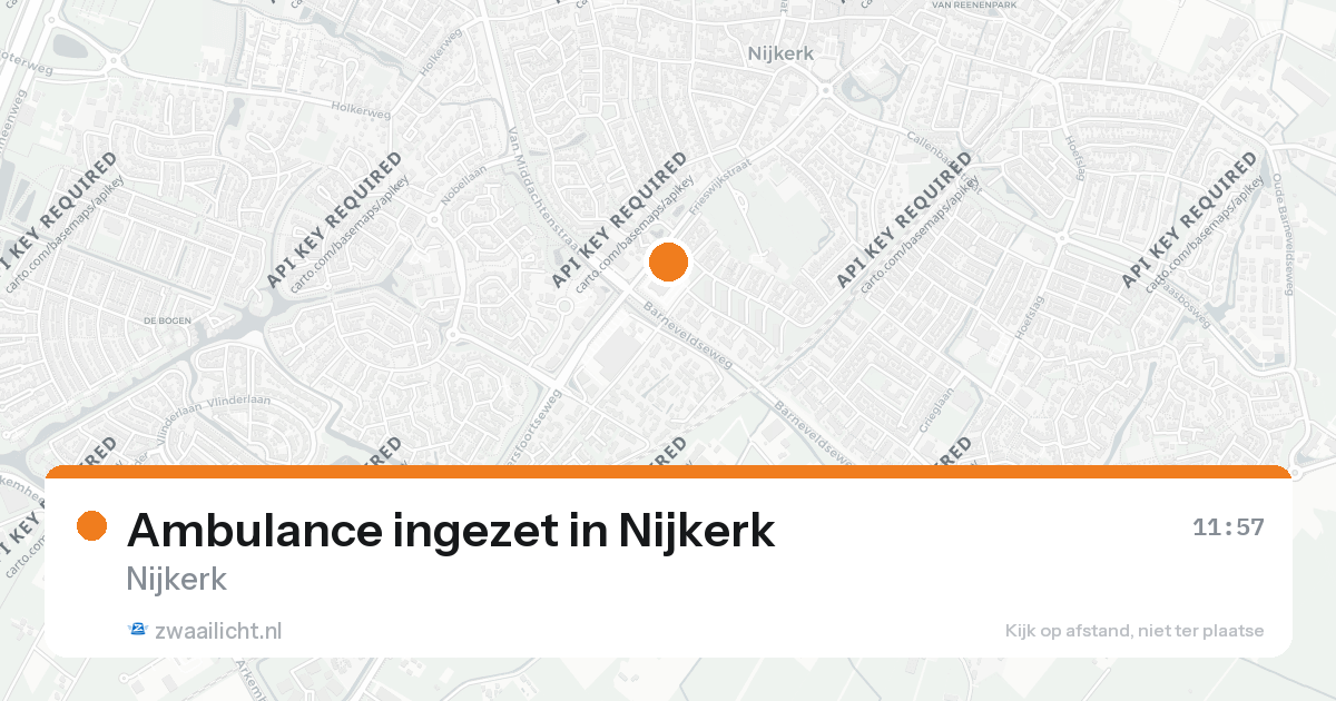 Ambulance ingezet in Nijkerk — 22 jun 2026