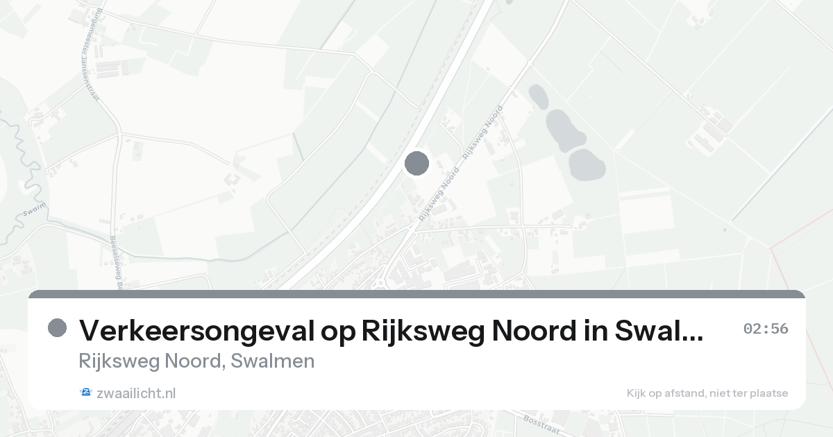 Verkeersongeval op Rijksweg Noord in Swalmen — 8 feb 2026