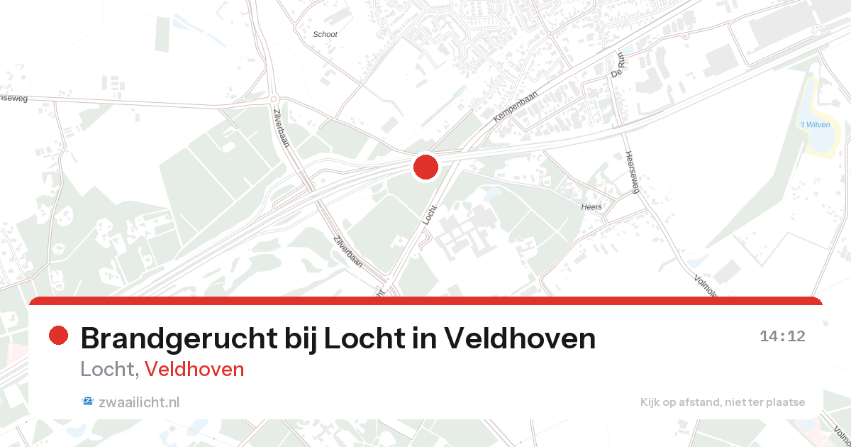 Brandgerucht bij Locht in Veldhoven — 27 aug 2026