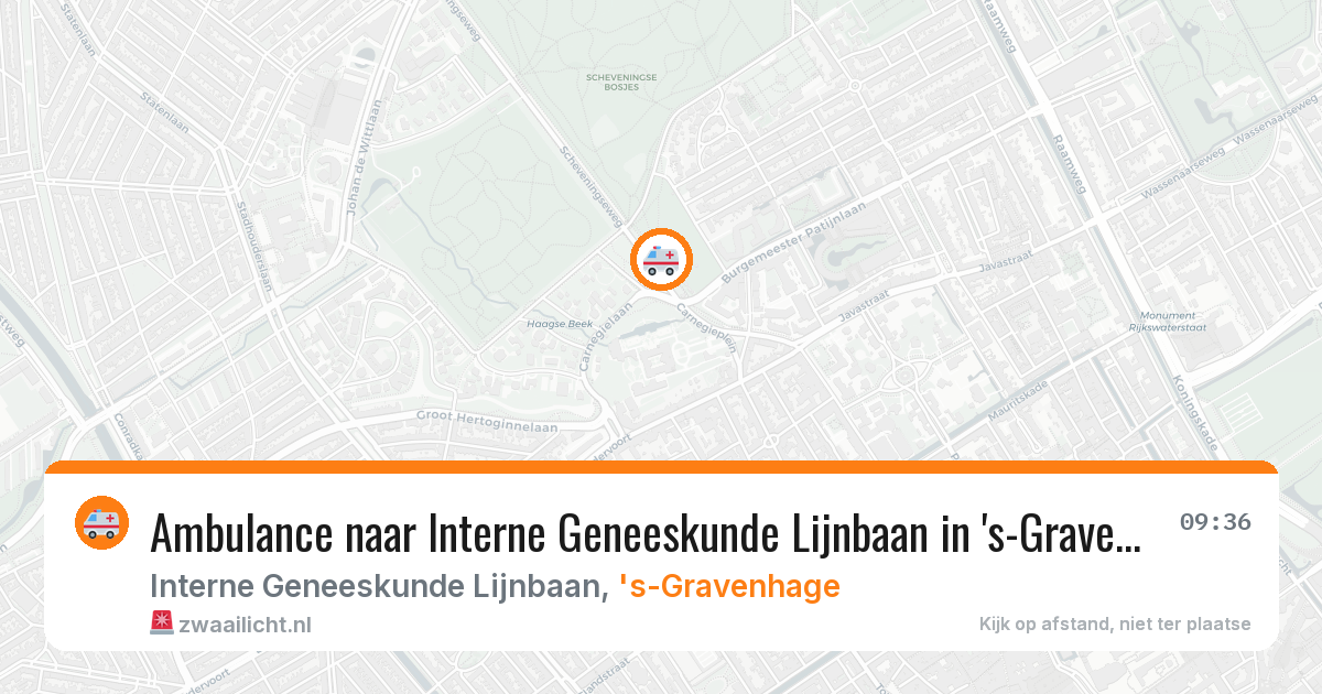 Ambulance naar Interne Geneeskunde Lijnbaan in 's-Gravenhage — 30 jan 2026